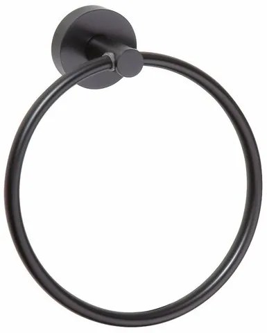 SAPHO XB402 X-Round Black törülközőtartó, fekete