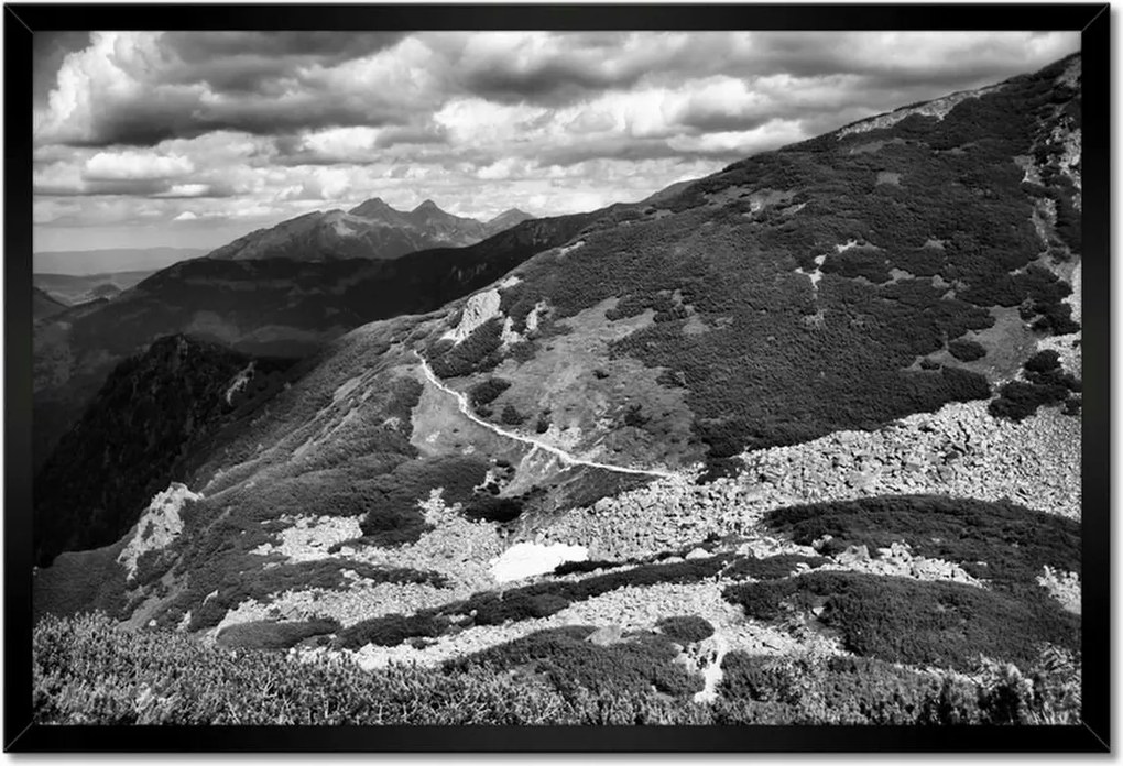 Poszterek keretben 60x40 Tátra Lengyel hegyek Kilátás