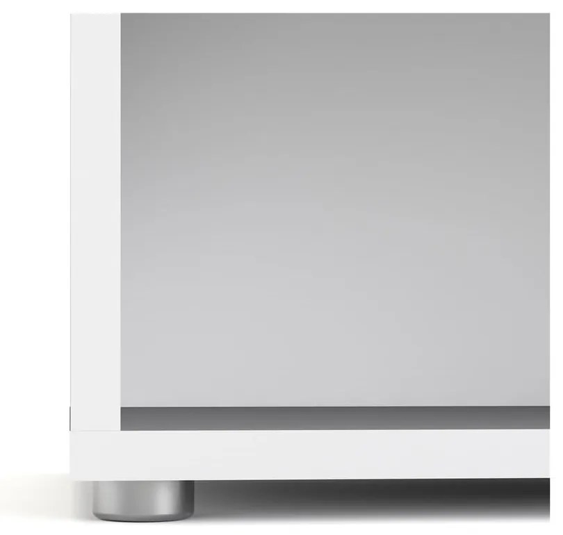 Fehér moduláris könyvespolc 89x222 cm Prima – Tvilum