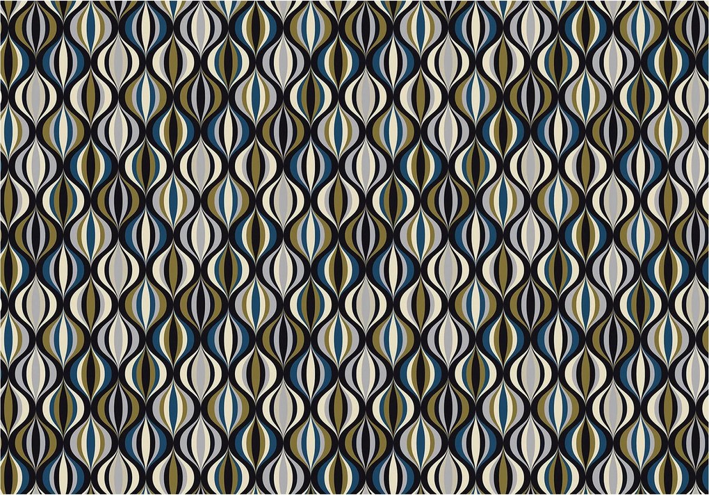 Fotótapéta Geometriai Retro Vinyl absztrakt 368x254 +ragasztó