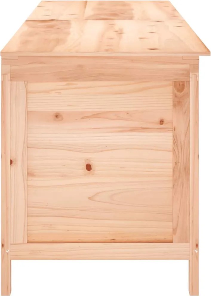 vidaXL tömör fenyőfa kerti tárolóláda 198,5 x 50 x 56,5 cm