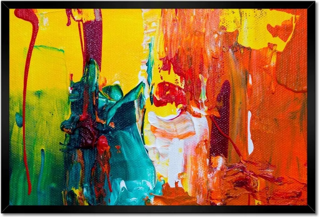 Poszterek keretben 60x40 Absztrakt Oroszlán