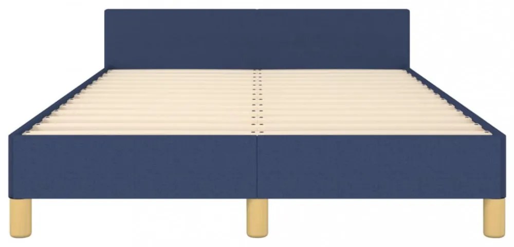 ágykeret matrac nélkül kék 120x200 cm szövet 120x200 cm