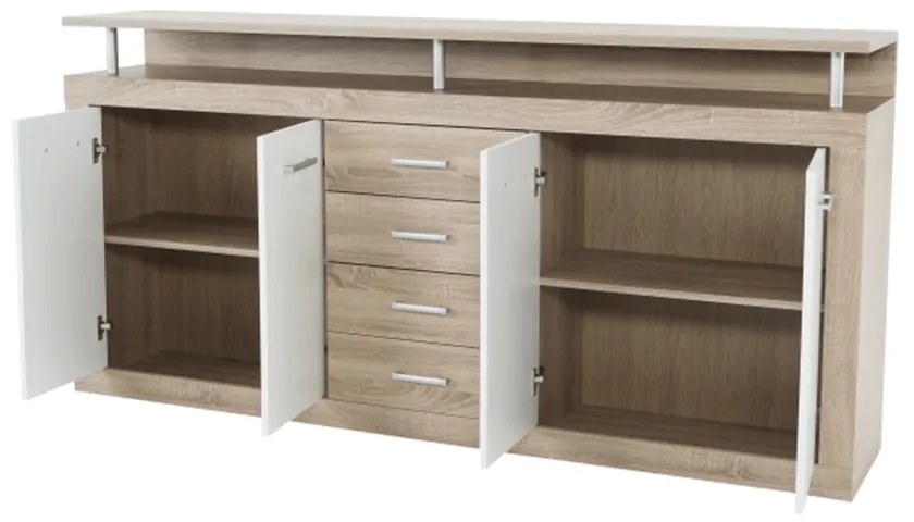 Komód Jachim Juno New sonoma tölgy + fehér. 752205