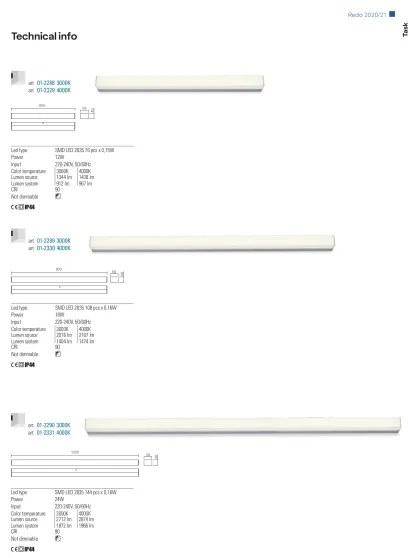 Redo 01-2330 - LED megvilágított fürdőszobai tükör TASK LED/18W/230V 90 cm IP44 króm
