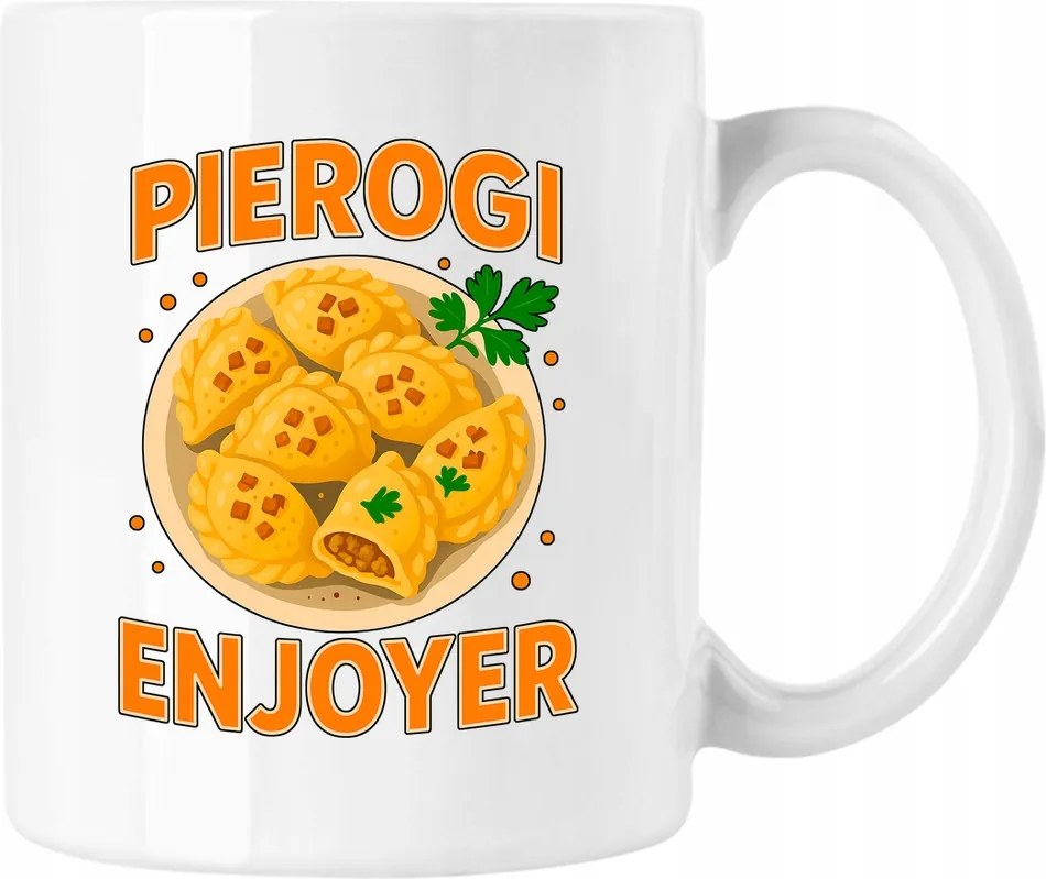 Bögre gombóc lengyel étel enjoyer fehér 330ml