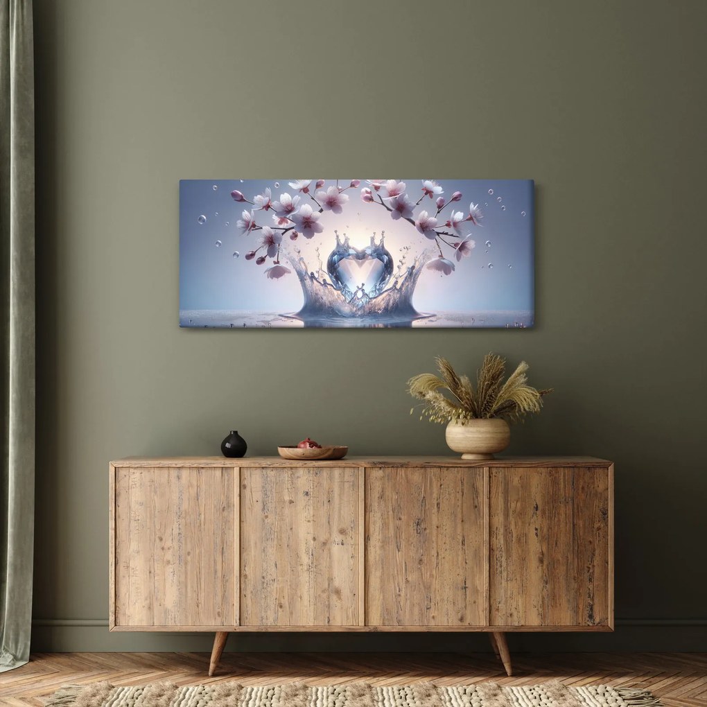 Kép - Gyémánt szív (120x50 cm)