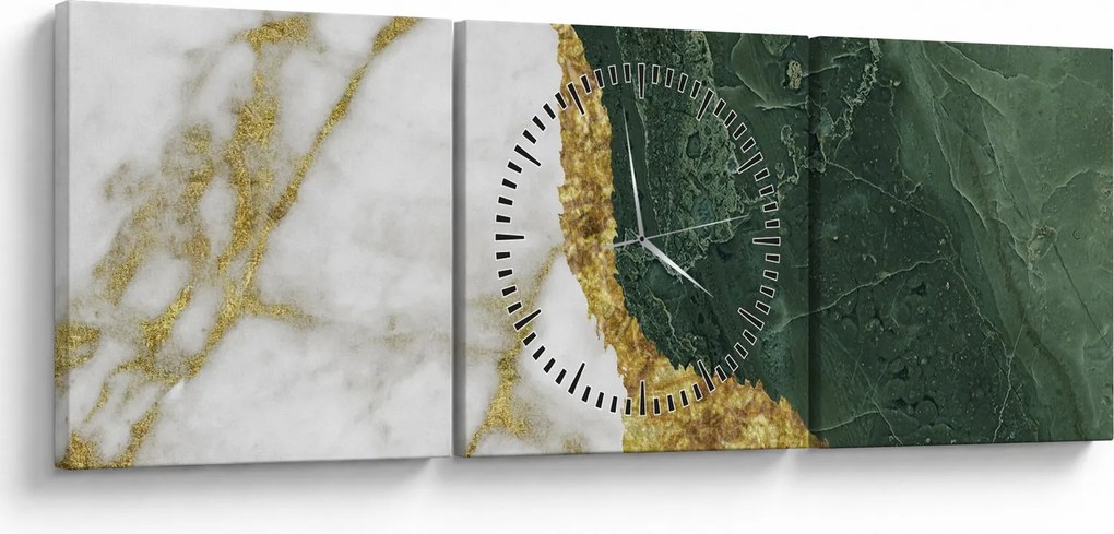 Kép - Zöld márvány N⁰3 (órával) (90x30 cm)