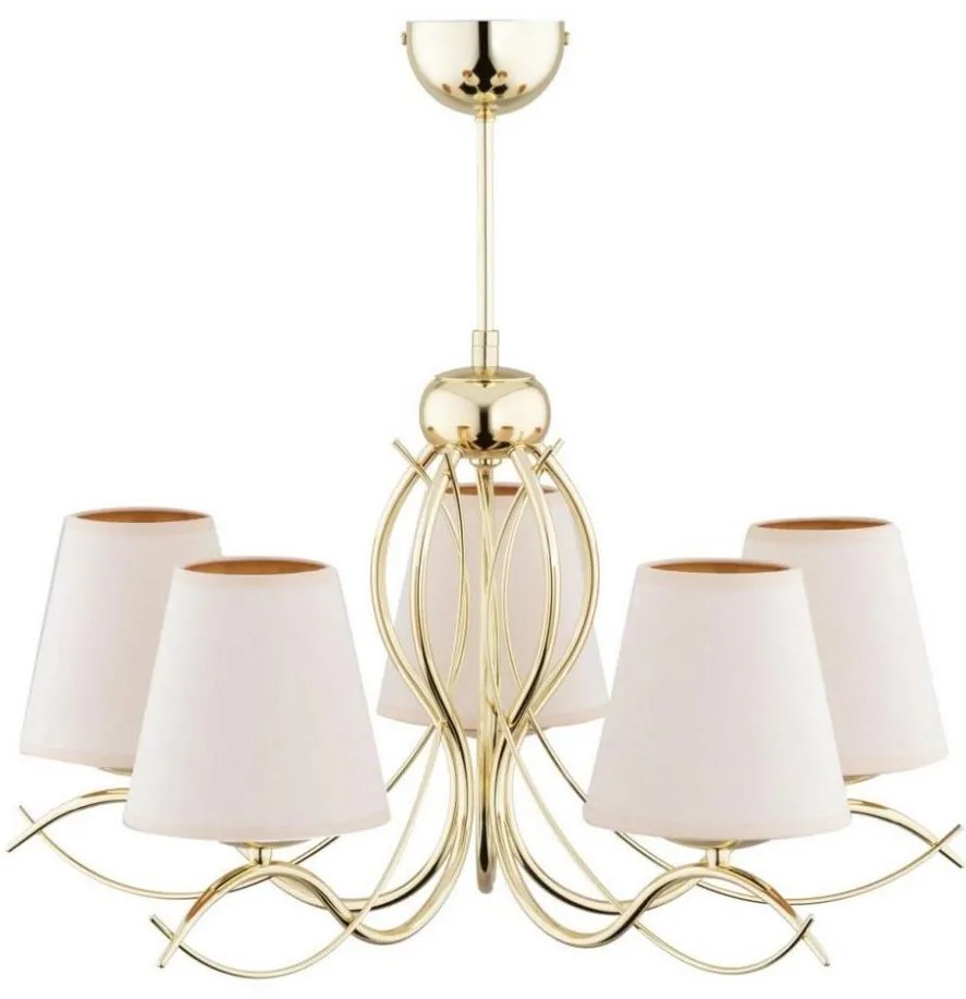 HELIUM mennyezeti lámpa 5xE14/40W/230V, rúdon