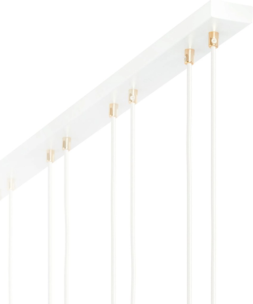 Emibig modern függeszték glam fehér emi1115/4