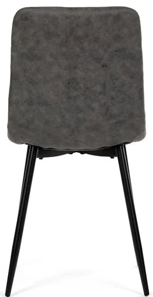 Fekete Vintage Szövet Étkezőszék. CT-281 BK3