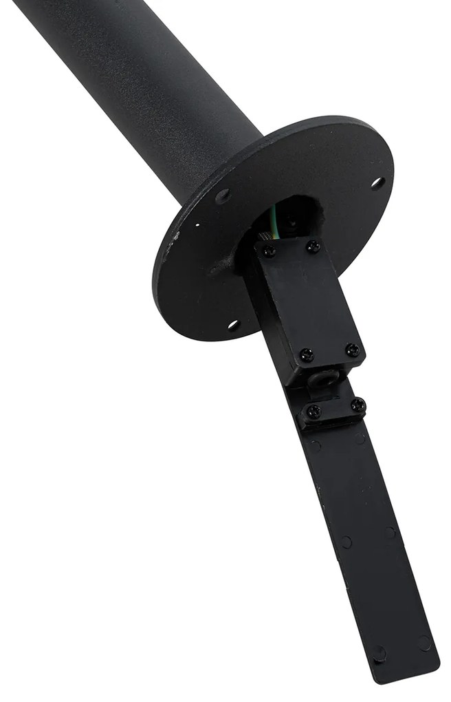 Modern fekete lámpás műanyaggal 104 cm IP44 - Sfera