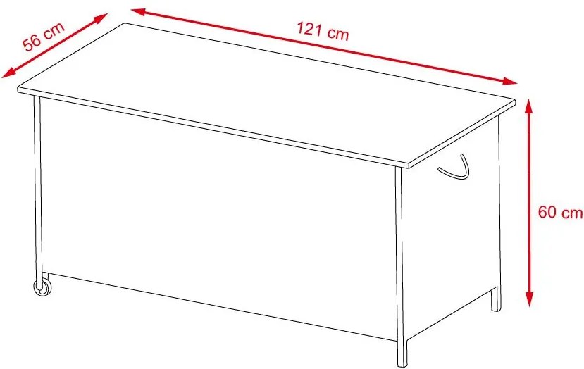 ELEGANZA Rattan tárolódoboz - szürke