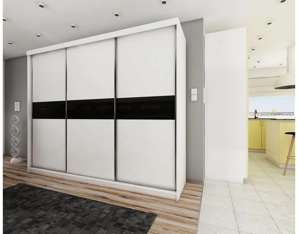 TALIA 4 tolószekrény, 250x200x62 + kiterjesztés, 250x45x62, sonoma tölgy