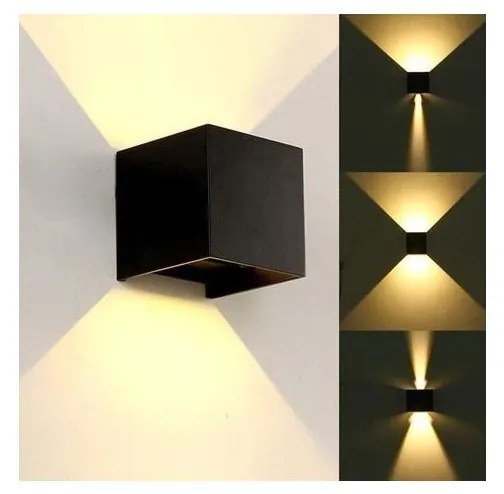 LED Kültéri fali lámpa KREON 2xLED/3W/230V IP54 3000K fekete