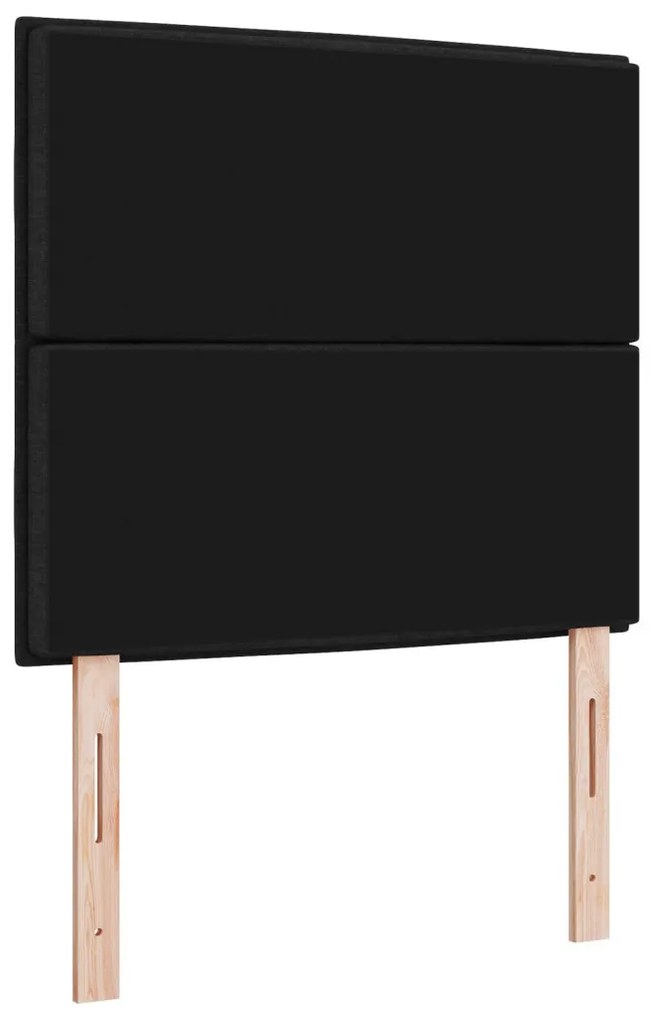 Fejtámla fejtámlával Fekete 100 cm Műbőr