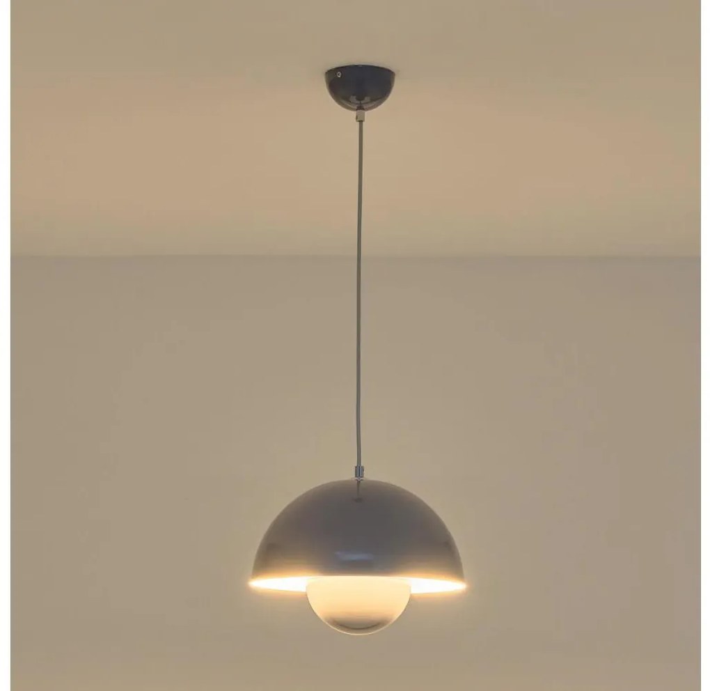 JARDEN kábeles függeszték, 1x E27/15W/230V, szürke