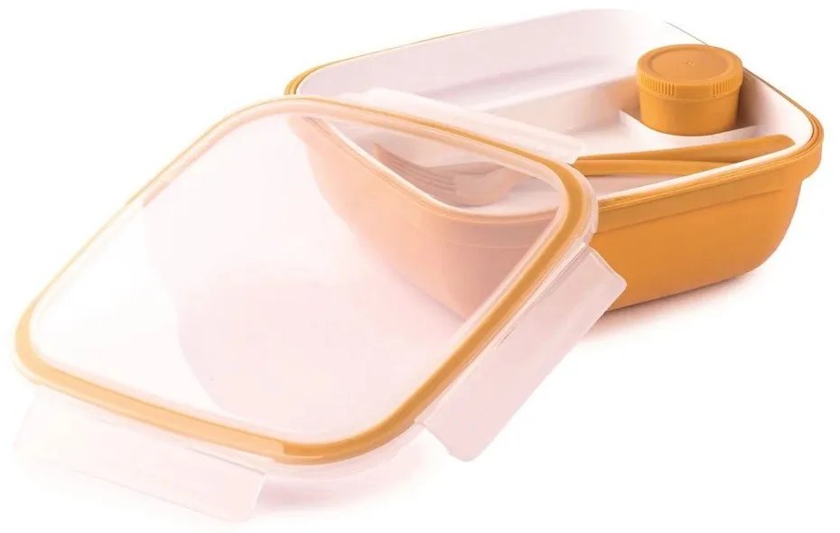 Osztott uzsonnás doboz evőeszközzel Fresh – Snips