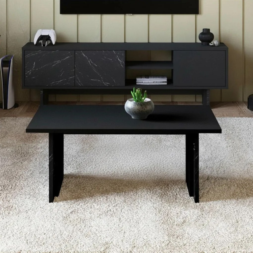 Ravello - Black, Marble