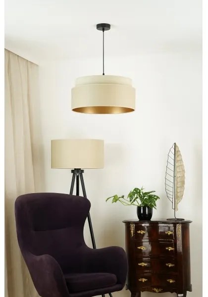 Brilagi - OREGON VEGE lógólámpa 1xE27/15W/230V, 45 cm, bézs