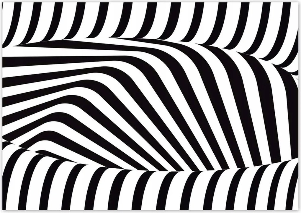 Poszterek 100x70 Absztrakt fekete-fehér