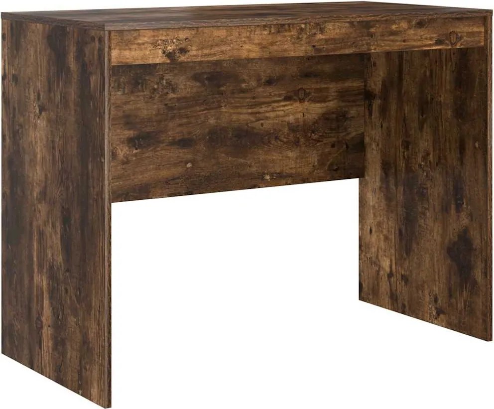 vidaXL Asztal Füstölt tölgy 100 x 50 x 76 cm