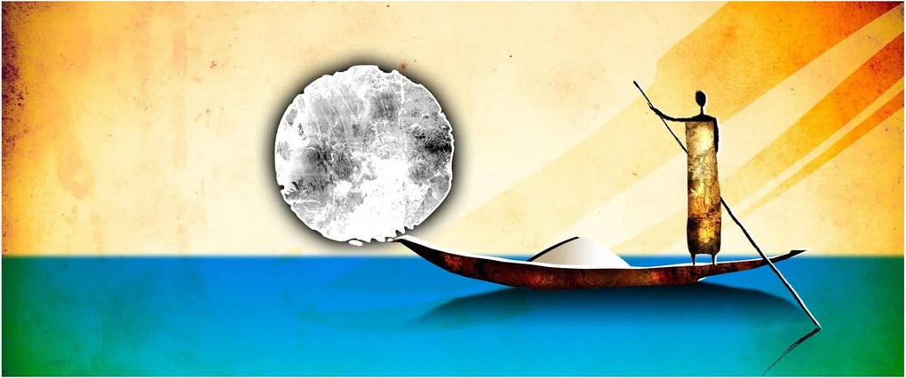 Festés - Ősi festészet (120x50 cm)