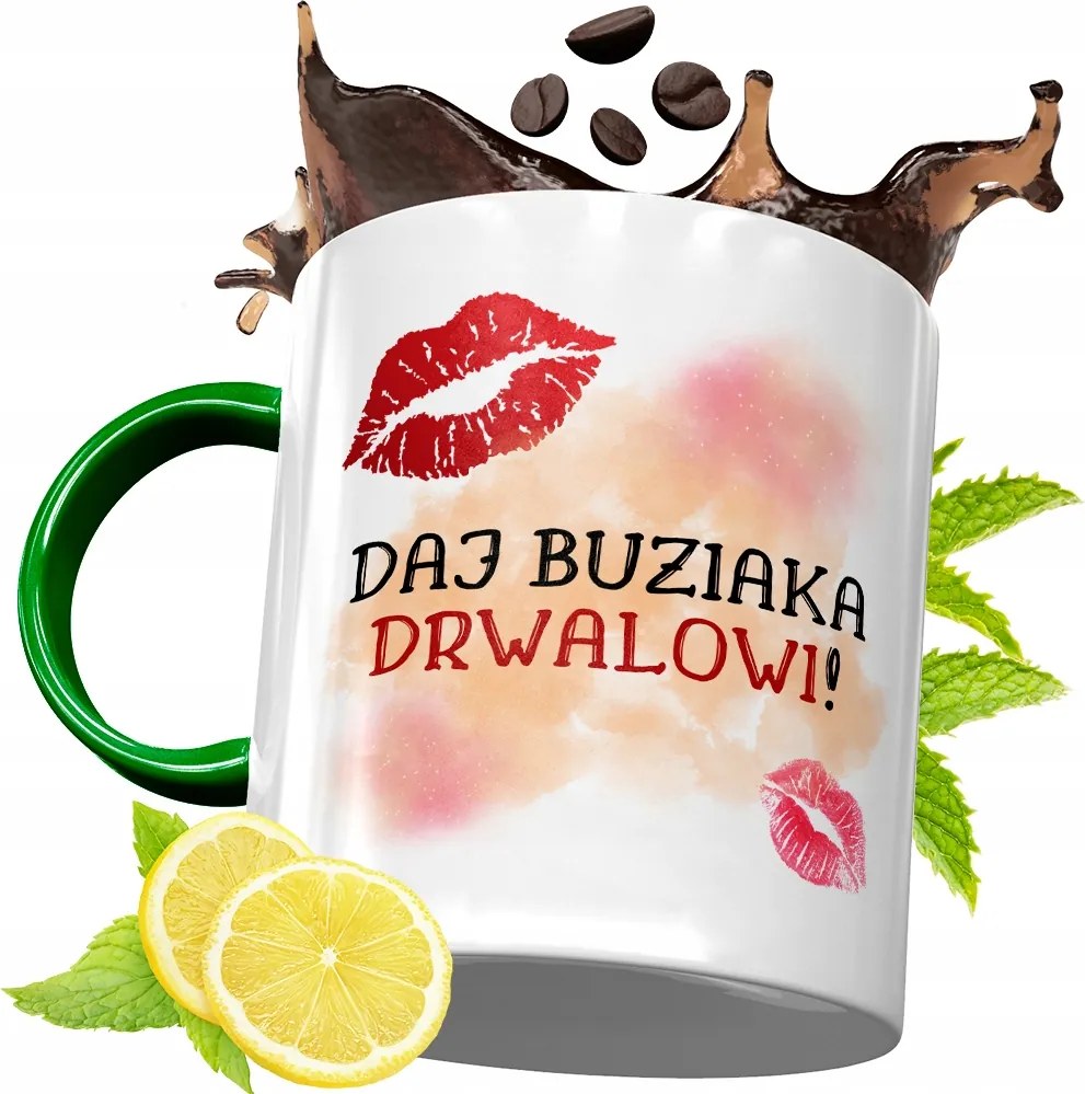 Zöld Bögre Favágónak Születésnapi Ajándék fényképes nyomtatással