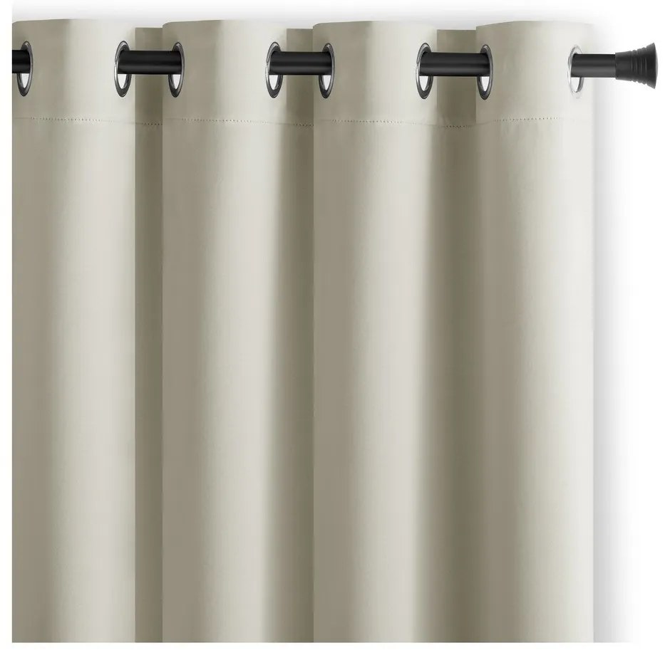 Krémszínű dimout (részleges sötétítő) függöny 140x270 cm Kierra – Restilo