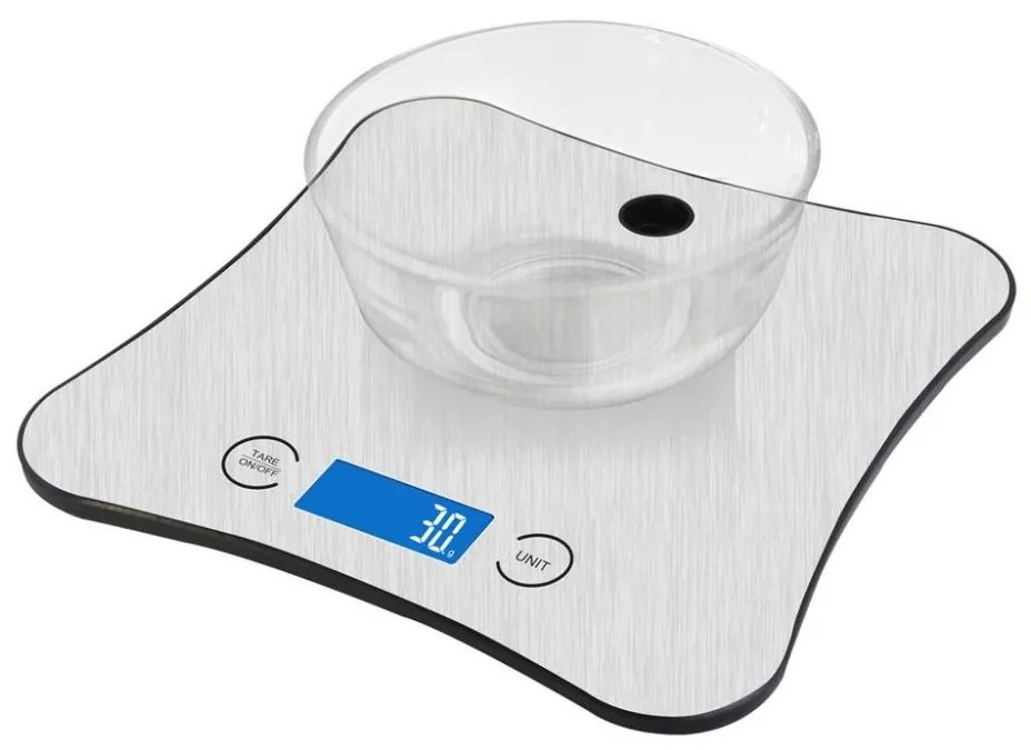 Digitális konyhai mérleg bluetooth-tal 2xAA