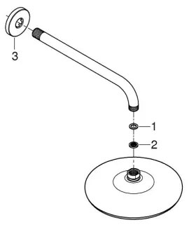 GROHE 26412000 - Zuhanyfej TEMPESTA 210 286 mm fényes króm