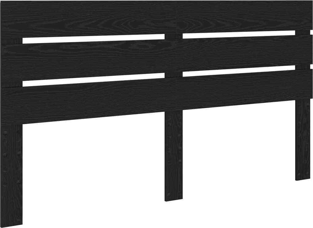 vidaXL Fejtámla Fekete tölgy 160 cm Faanyag