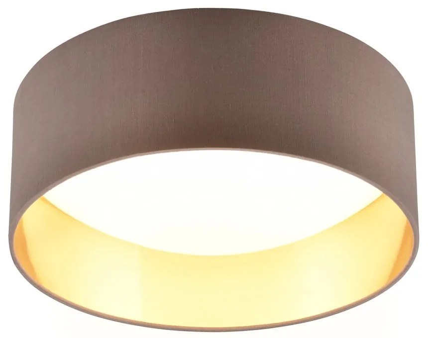 Világosbarna LED mennyezeti lámpa ø 30 cm Locarno – Trio
