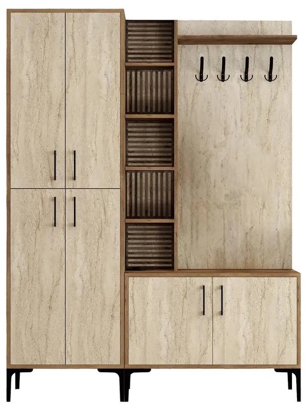 Előszobafal Viyana Da - Diós, Travertine