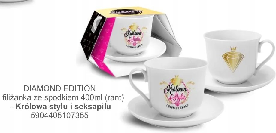 Csésze 400 ml A Stílus És A Jó Íz Királynője