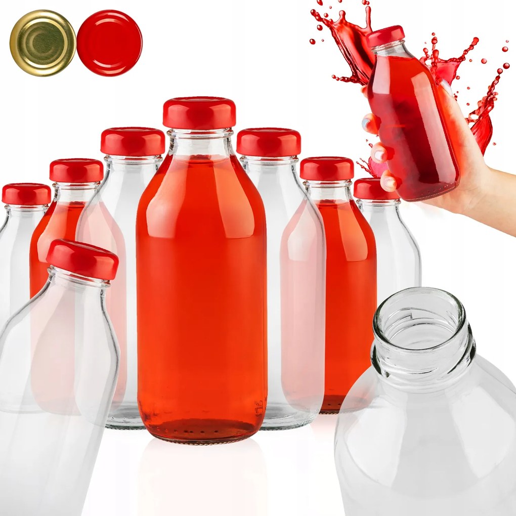 100x Palackok Gyümölcslé Tinktúra Almabor Víz 330ml Superbutelki Ajándék