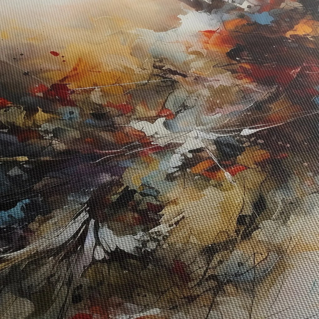 Kép - Absztrakt grafika (70x50 cm)
