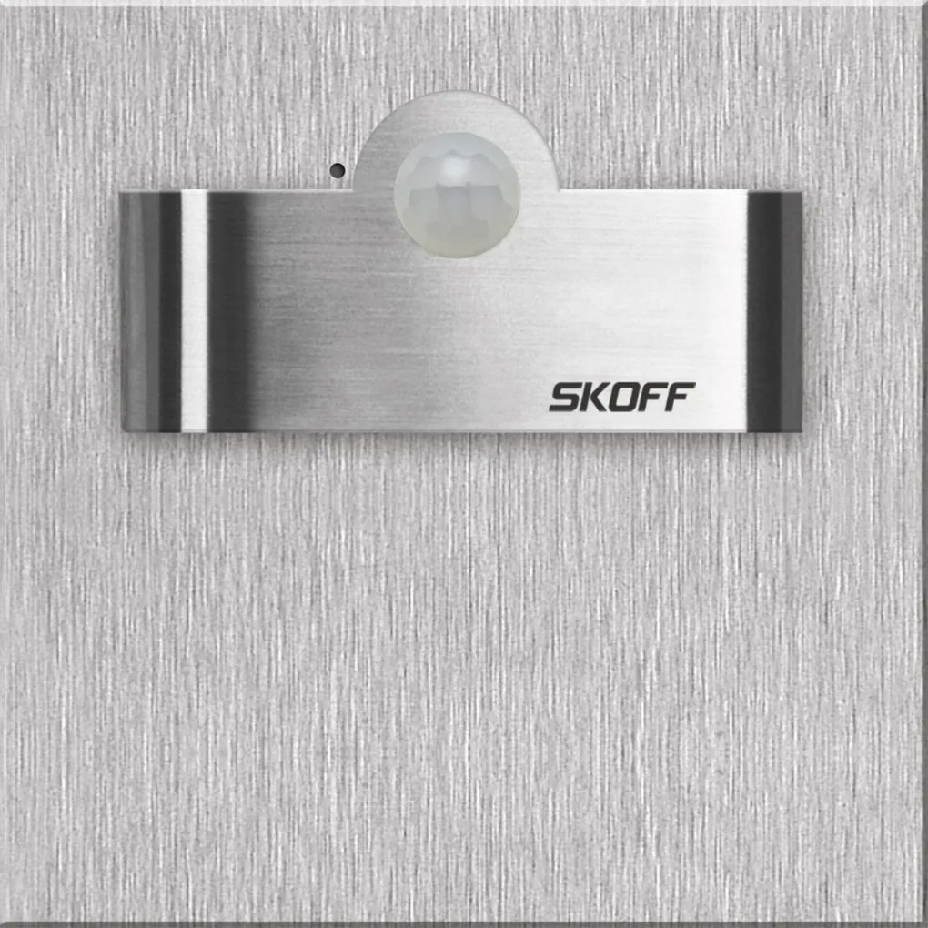 Skoff TANGO SHORT PIR 120º MN-TAN-K-H-1-ML-ML-01 Beépíthető lépcsőházi lámpa 1x2,4W/LED 3000K IP20