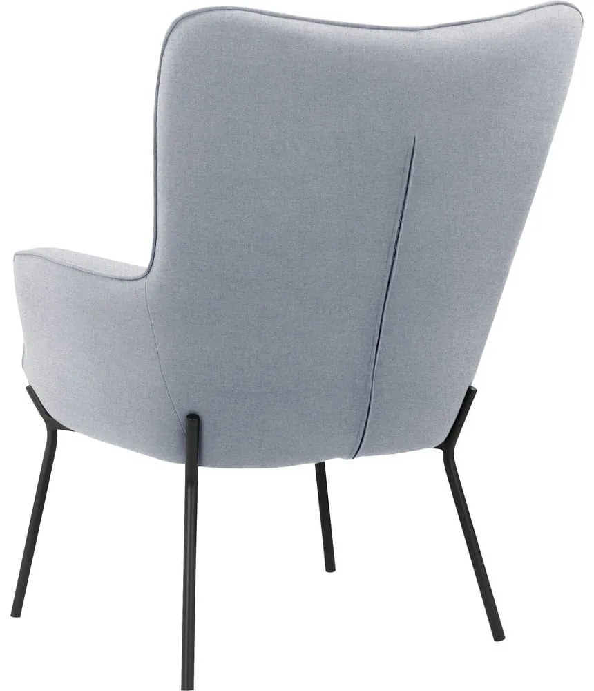 Világosszürke fotel Boris – Støraa