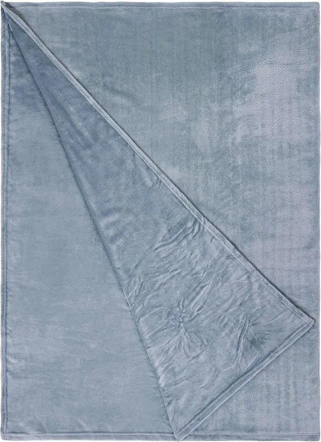 LAZY DAYS polár takaró, kék 200 x 150cm