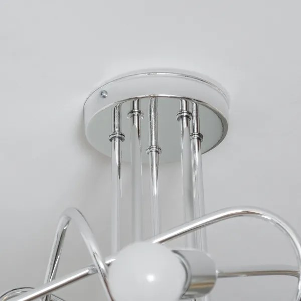 Felületre szerelhető csillár OXFORD 5xE27/15W/230V fényes króm