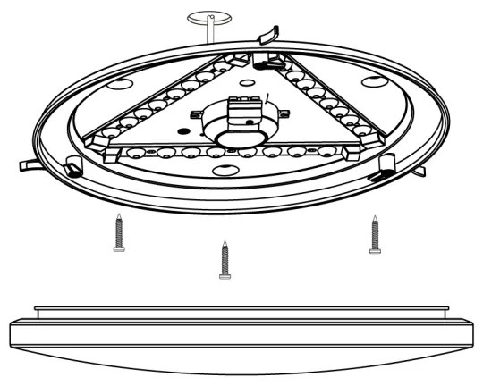 Eglo 97872 - LED Mennyezeti lámpa FRANIA LED/14,6W/230V