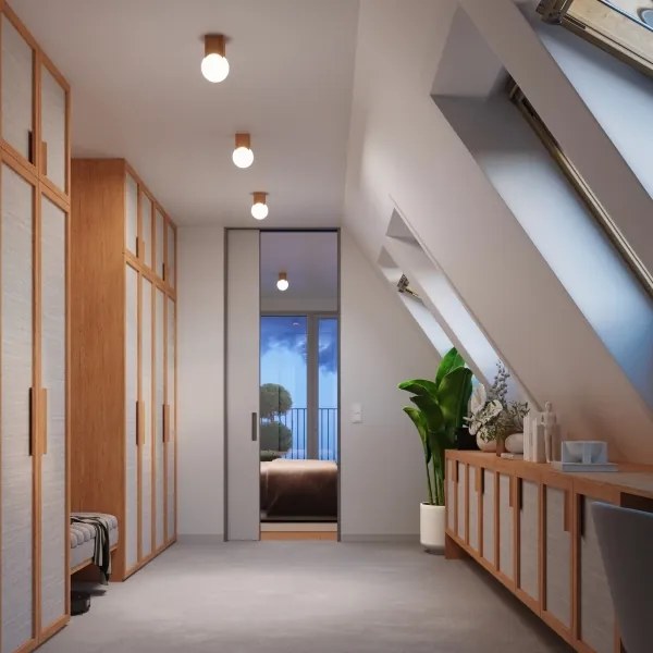 Sollux SL.1407 - Spotlámpa SOLIS 1xG9/8W/230V bükkfa