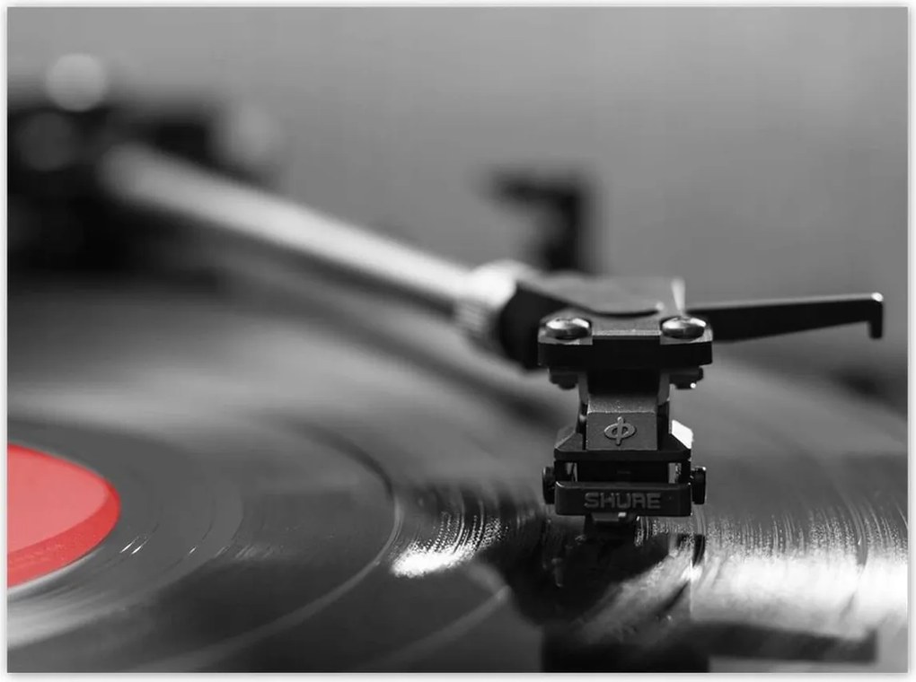 Poszterek 135x100 Vinyl lemez Audio tű
