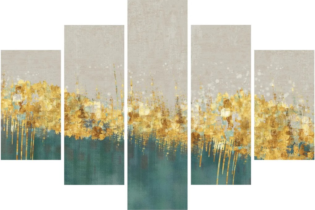 Kép - Textúra arany díszítéssel (150x105 cm)