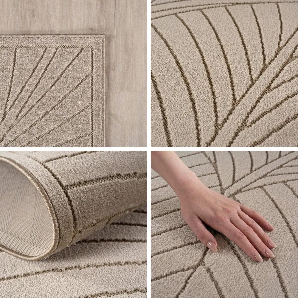 Bézs kültéri-beltéri futószőnyeg 80x250 cm Nova 1203 – Ayyildiz Carpets