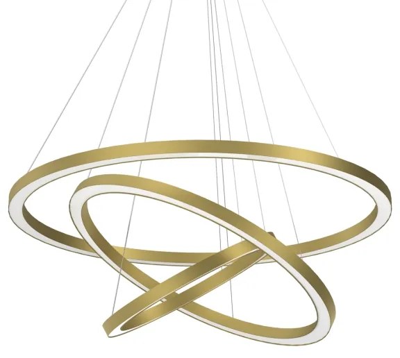 LED Csillár zsinóron GALAXIA LED/85W/230V arany