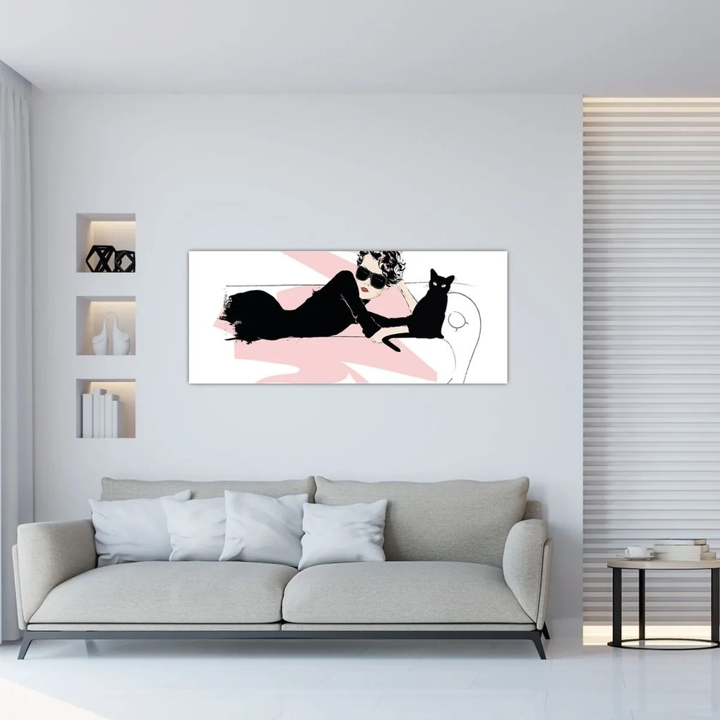 Kép - Fashion lady (120x50 cm)