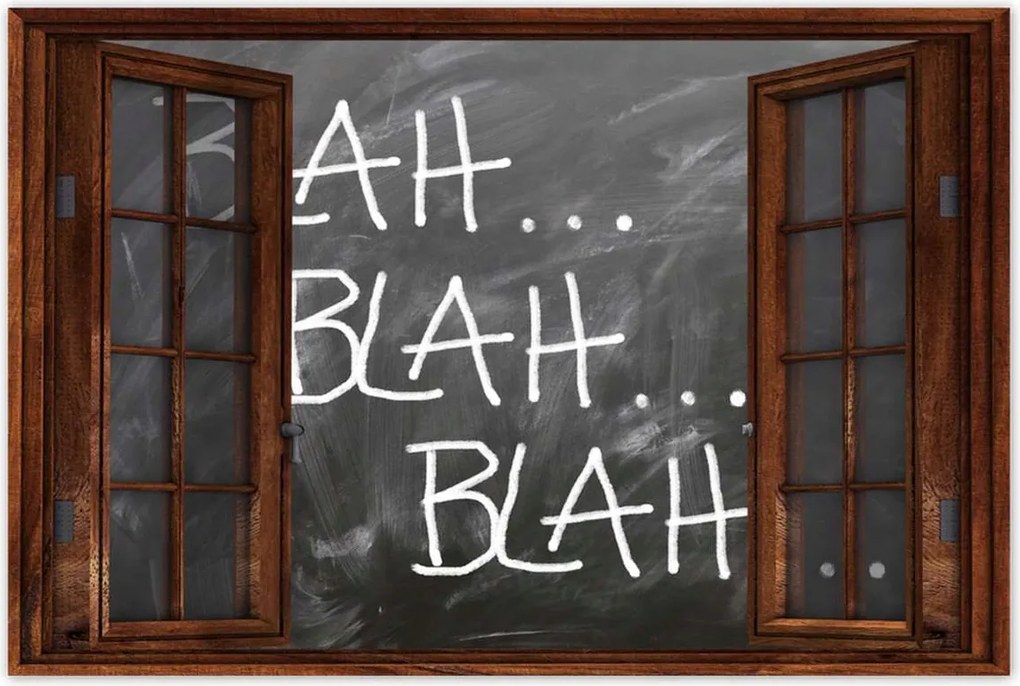 Poszterek 90x60 Blah... Blah... Blah...