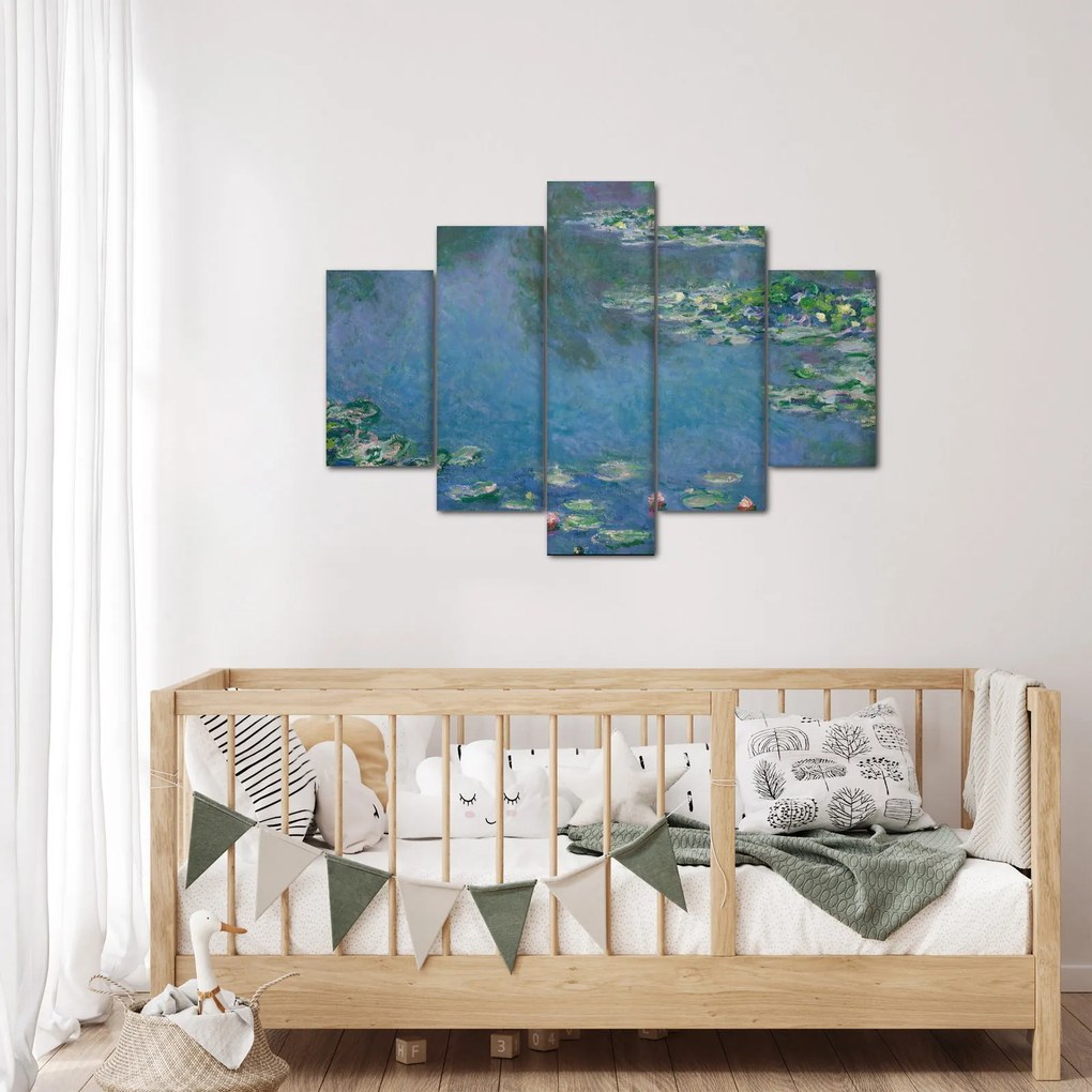 Kép - Claude Monet, Water Lilies, reprodukciók (150x105 cm)